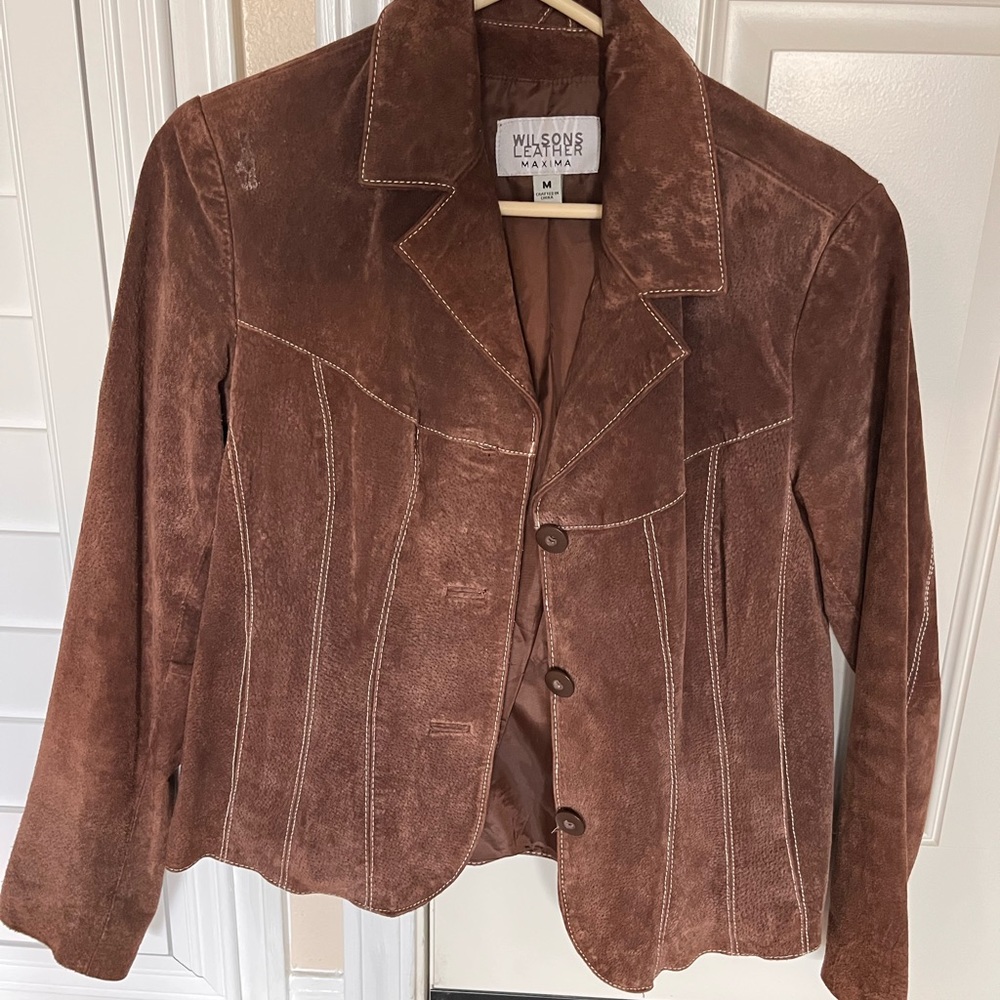 Wilson’s suede leather jacket